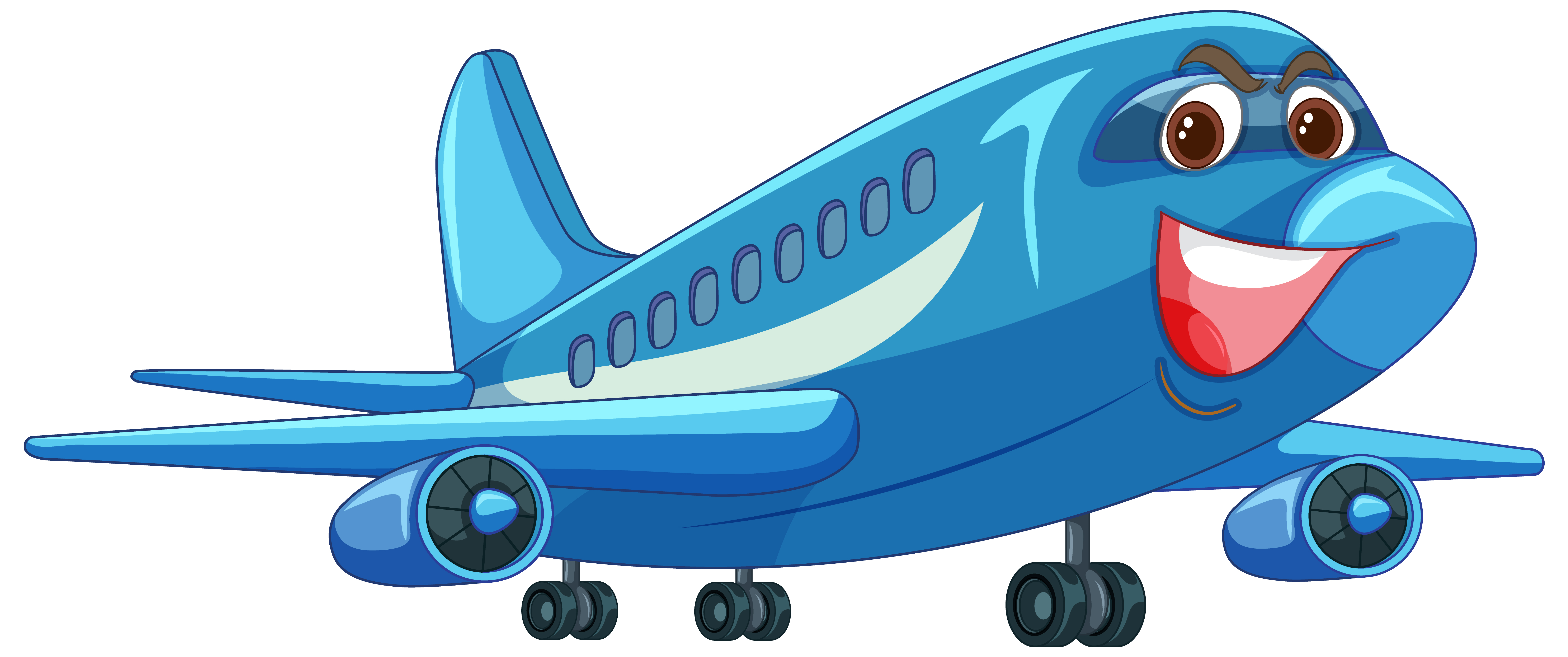 Airplane flying in the sky
